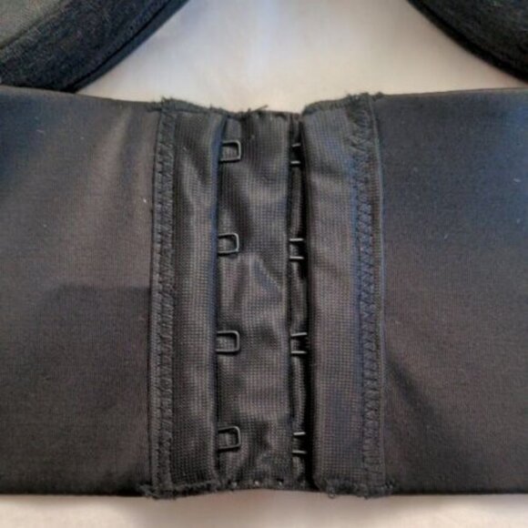 Lane Bryant Cacique Bra Multi Way Strapless Bare Solution 42D Black - Picture 2 of 4